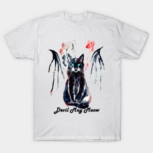 Devil May Meow cat T-Shirt